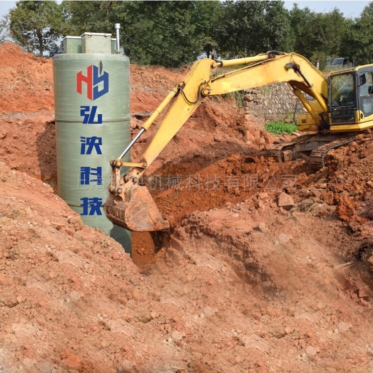 弘泱专业生产一体化预制泵站玻璃钢污水泵站