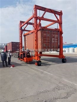 连体型移动式集装箱装卸运输机